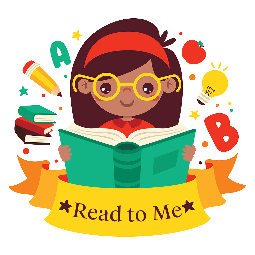 Child Reading Illustration